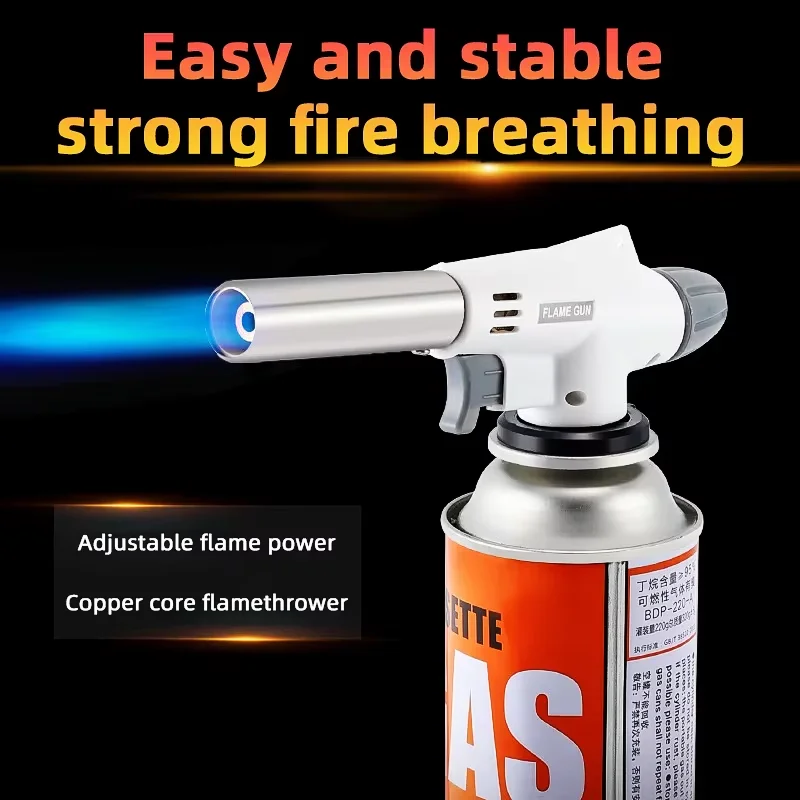 Torch Cooking AutoIgnition Butane Gas Welding-Burner Welding Gas Burner Flame Gas Torch Flame Gun Blow for BBQ Camping Cooking
Torch Cooking AutoIgnition Butane Gas Welding-Burner Welding Gas Burner Flame Gas Torch Flame Gun Blow for BBQ Camping Cooking