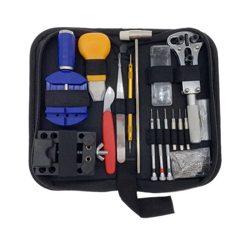 147-Piece Watch Repair Tool Kit, Strap Remover & Case Opener, Precision Screwdriver Set for Watch Maintenance
147-Piece Watch Repair Tool Kit, Strap Remover & Case Opener, Precision Screwdriver Set for Watch Maintenance