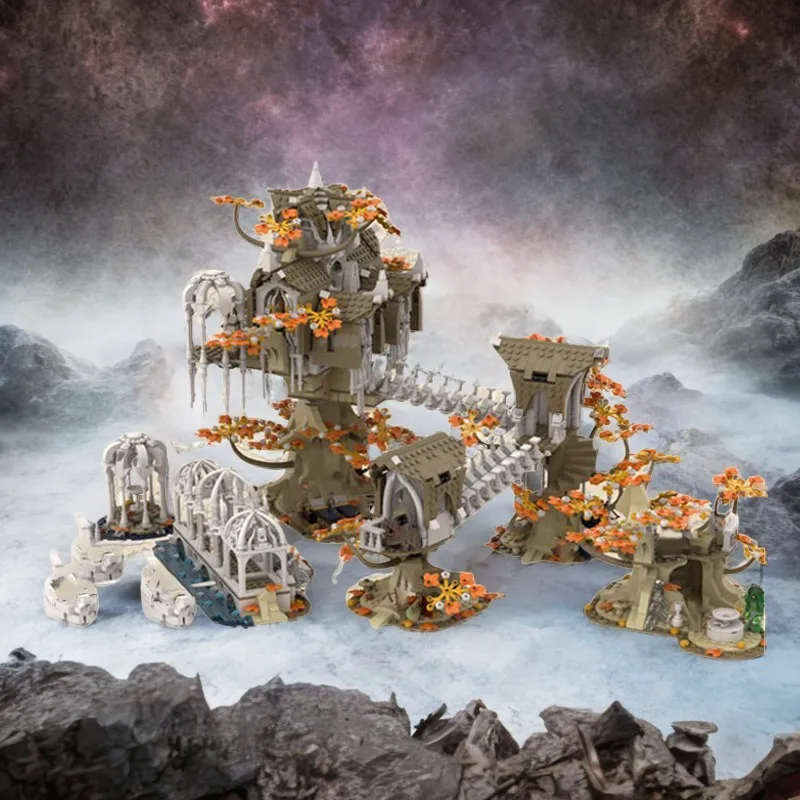 LOTRssa Lothlориенти модульный строительный набор 3830 шт. MOC развивающая игрушка для детей DIY строительный подарок строительные блоки 
LOTRssa Lothlориенти модульный строительный набор 3830 шт. MOC развивающая игрушка для детей DIY строительный подарок строительные блоки