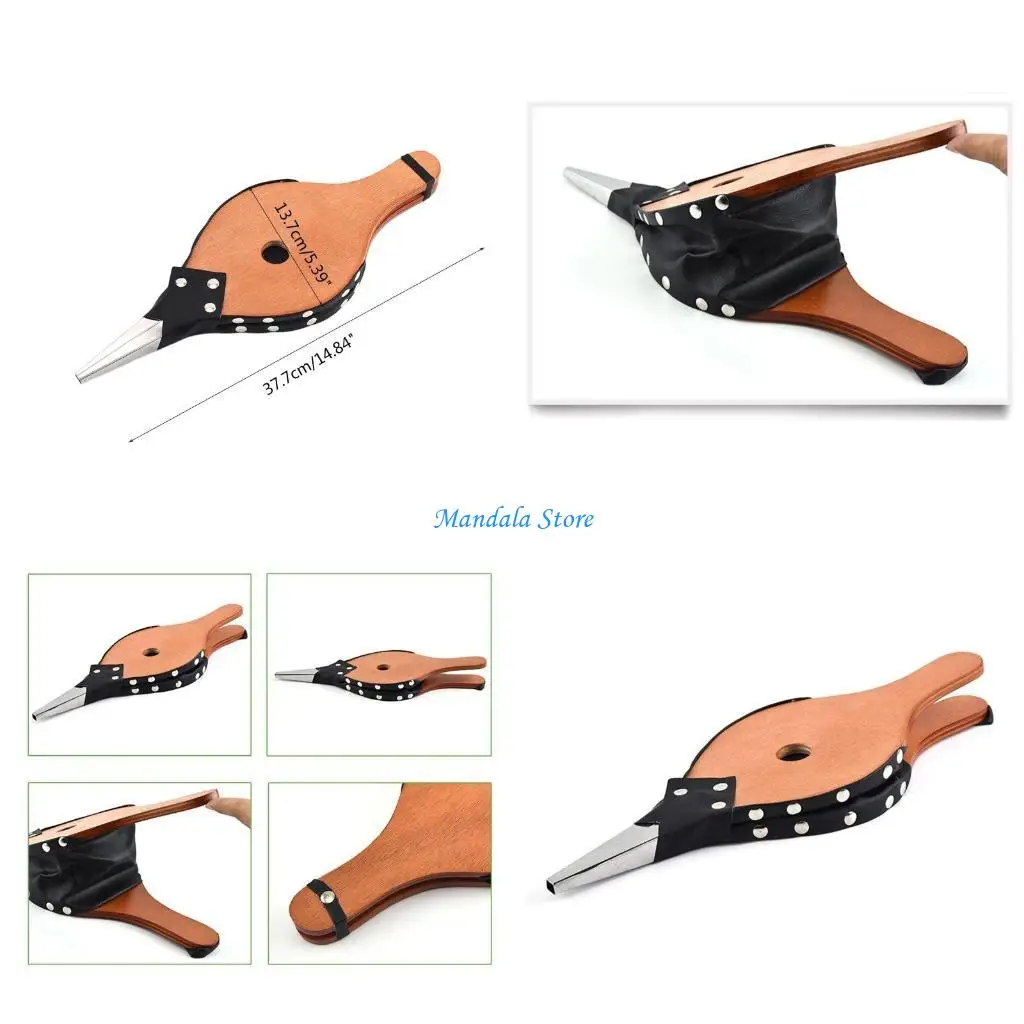 U2JC Wooden Fireplace Bellows, Manual Air Blower Fan for Home DIY Fireplace Tool
U2JC Wooden Fireplace Bellows, Manual Air Blower Fan for Home DIY Fireplace Tool