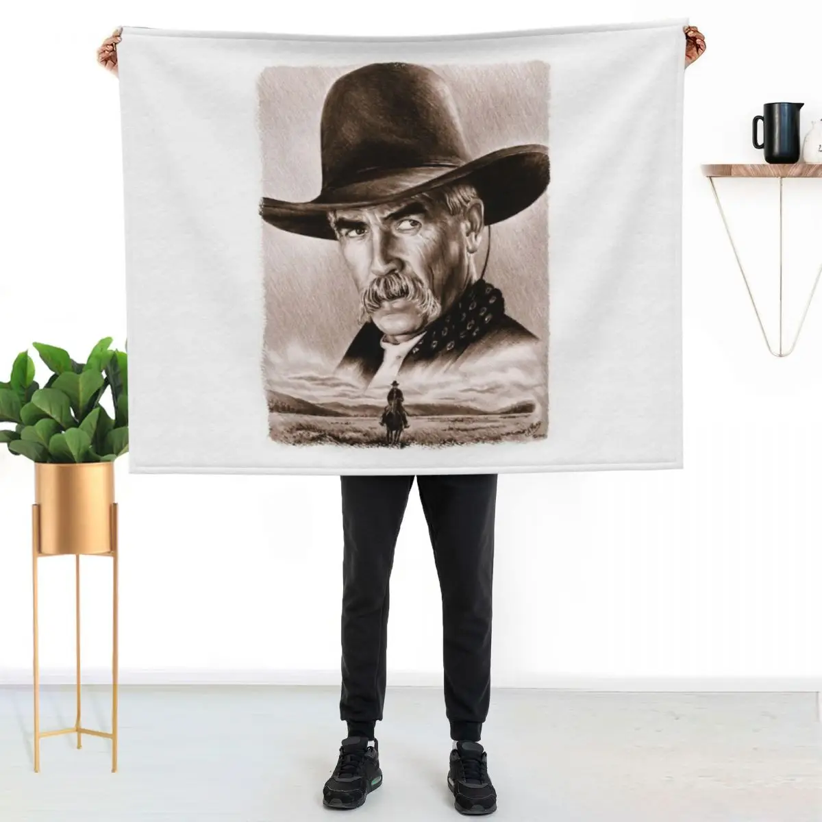Sam Elliot Actor Received Many National Awards Golden Globe Academy The Lone Rider Sepia Gift For Throw Blanket
Sam Elliot Actor Received Many National Awards Golden Globe Academy The Lone Rider Sepia Gift For Throw Blanket