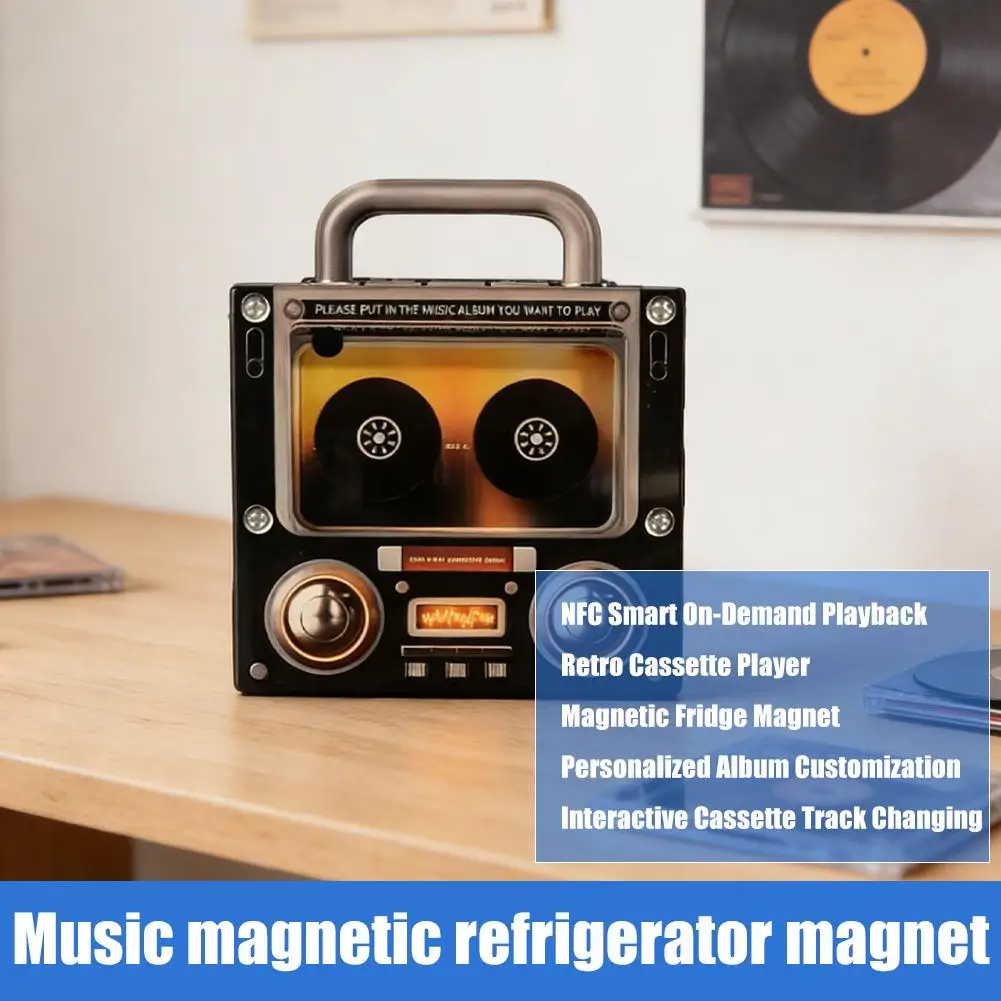 NFC Tape Shaped Music Magnetic Refrigerator Sticker Magnetic Song Automatic Music Sensing Gift NFC Ornament Playback Acryli T2B4
NFC Tape Shaped Music Magnetic Refrigerator Sticker Magnetic Song Automatic Music Sensing Gift NFC Ornament Playback Acryli T2B4