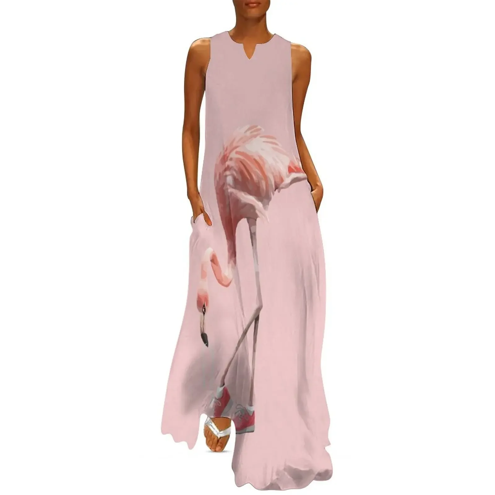 Flamingo and Pink shoes Long Dress evening dress women Long dress woman elegant chic wedding evening dresses
Flamingo and Pink shoes Long Dress evening dress women Long dress woman elegant chic wedding evening dresses