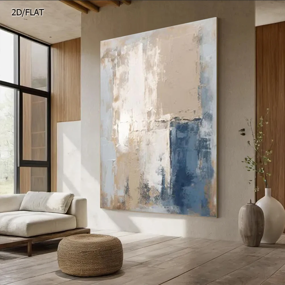 Handmade Abstract Oil Painting on Canvas - Slate Blue Scraper Wall Art for Home Living Room Decor Picture 100% Original Artwork
Handmade Abstract Oil Painting on Canvas - Slate Blue Scraper Wall Art for Home Living Room Decor Picture 100% Original Artwork