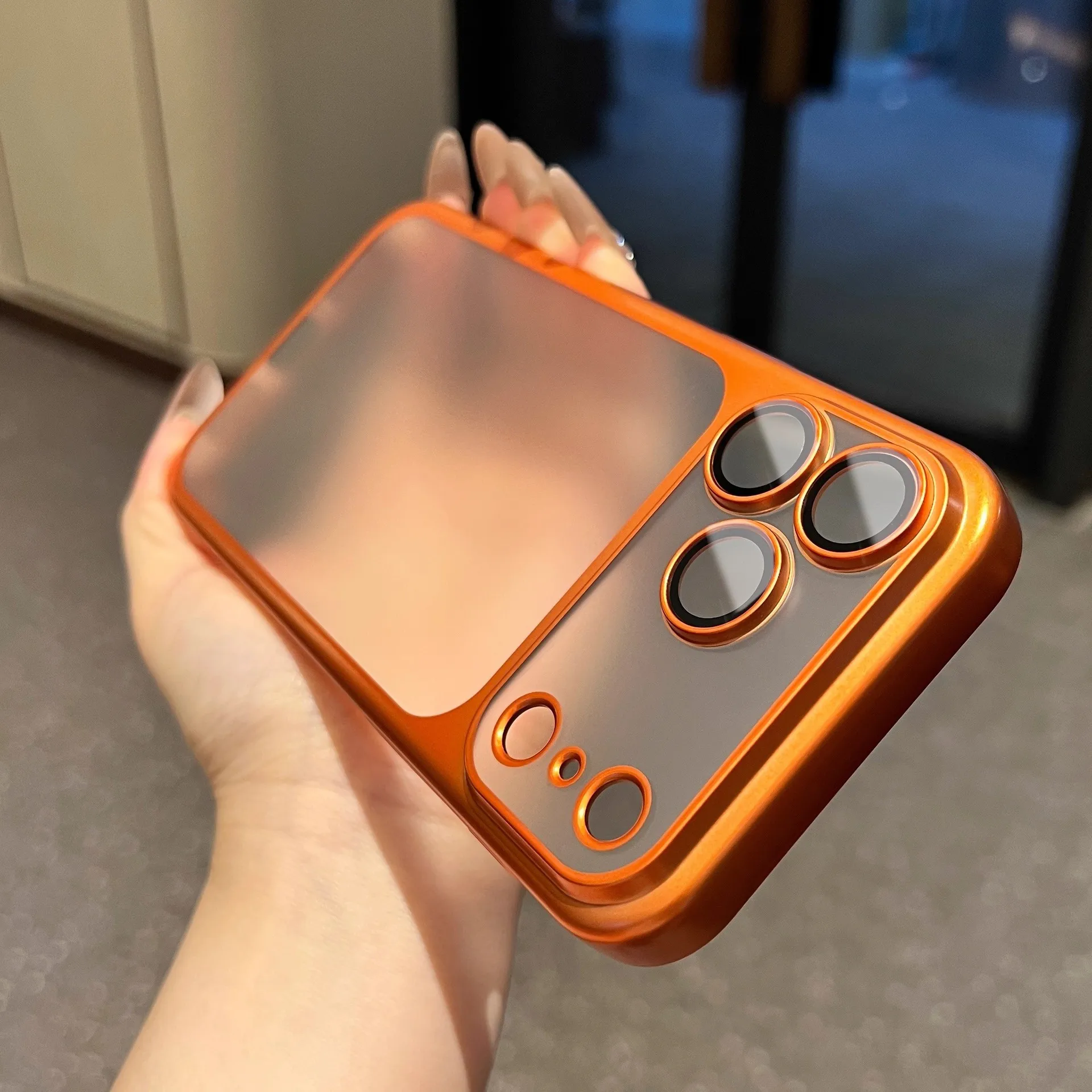Официальный матовый полупрозрачный тонкий чехол для телефона Cosmic Orange Plating для iPhone 17 Pro Max Air Series, чехол-бампер для 17 Pro Case
Официальный матовый полупрозрачный тонкий чехол для телефона Cosmic Orange Plating для iPhone 17 Pro Max Air Series, чехол-бампер для 17 Pro Case