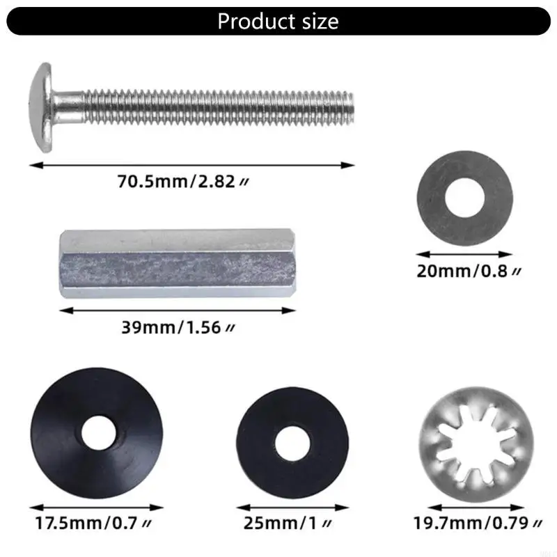 MOLC 2pcs Toilet Seats Replacement Toilet Seats Fixed Screws Expansion for Stability
MOLC 2pcs Toilet Seats Replacement Toilet Seats Fixed Screws Expansion for Stability