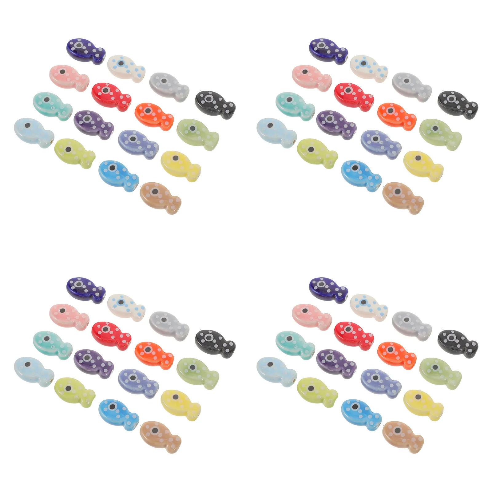 50Pcs Multicolor Ceramic Fish Beads Kawaii Porcelain Charms DIY Jewelry Making Supplies Ocean Style Handmade Necklace Components
50Pcs Multicolor Ceramic Fish Beads Kawaii Porcelain Charms DIY Jewelry Making Supplies Ocean Style Handmade Necklace Components