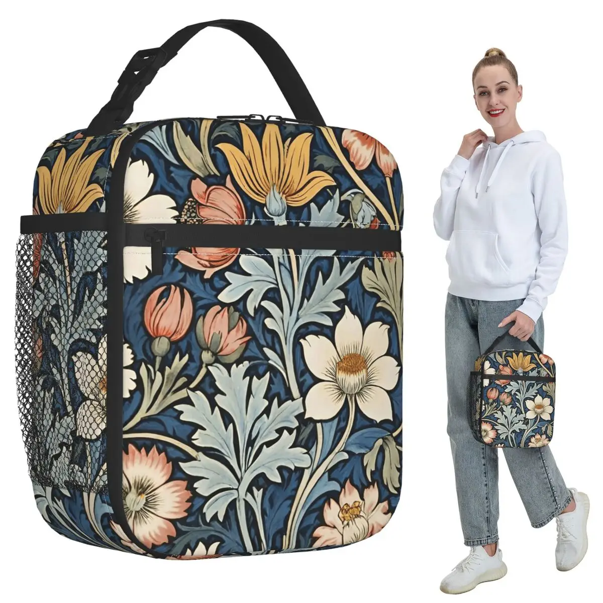 Термосумка для обедов Framed William Morris Botanical Bliss для женщин, офисная термосумка-холодильник для еды, контейнер для ланчей
Термосумка для обедов Framed William Morris Botanical Bliss для женщин, офисная термосумка-холодильник для еды, контейнер для ланчей