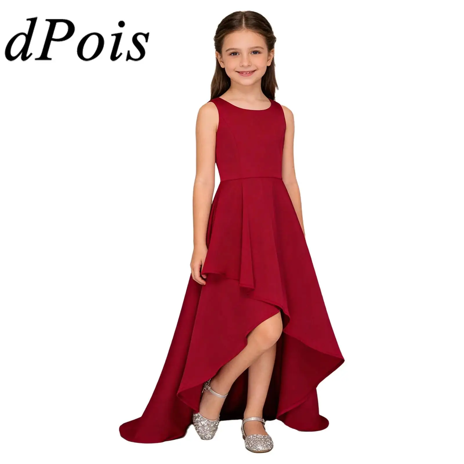 Children Lyrical Ballroom Dance Costume for Girls Hi-Lo Dress Party Costume Child Sleeveless Quinceanera Communion Prom Gown
Children Lyrical Ballroom Dance Costume for Girls Hi-Lo Dress Party Costume Child Sleeveless Quinceanera Communion Prom Gown