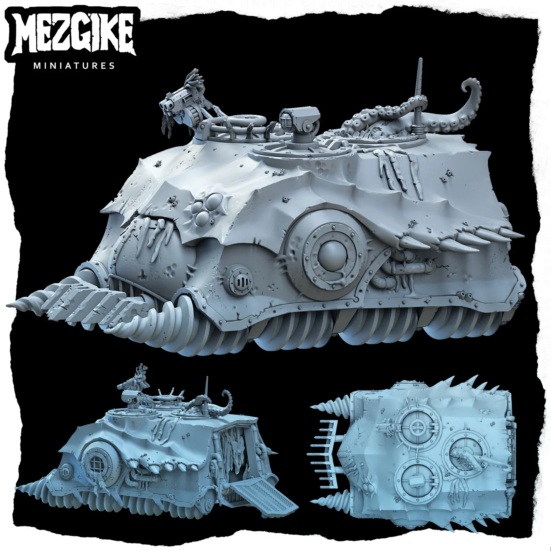 Sea grub carrier tank, Chaos - Plague Tank, infested Proxy Figure, Pustulent Fighter, 3D Printed Model, Tabletop Wargame
Sea grub carrier tank, Chaos - Plague Tank, infested Proxy Figure, Pustulent Fighter, 3D Printed Model, Tabletop Wargame
