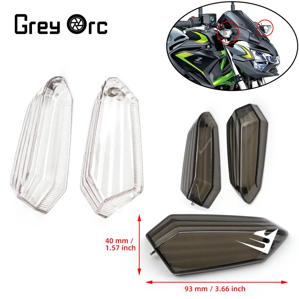 Motorcycle Front/Rear Turn Signal Blinker Lens For KAWASAKI Z250 Z750 Z800 Z1000 ER6N ER6F ZRX1200 For KLE Versys 650 1000
Motorcycle Front/Rear Turn Signal Blinker Lens For KAWASAKI Z250 Z750 Z800 Z1000 ER6N ER6F ZRX1200 For KLE Versys 650 1000