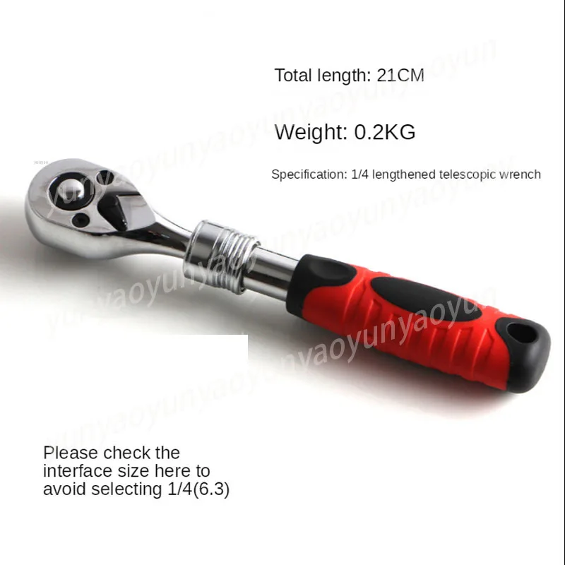 Ratchet Wrench For Socket 72 Teeth Scalable Car Repair Hand Tools
Ratchet Wrench For Socket 72 Teeth Scalable Car Repair Hand Tools