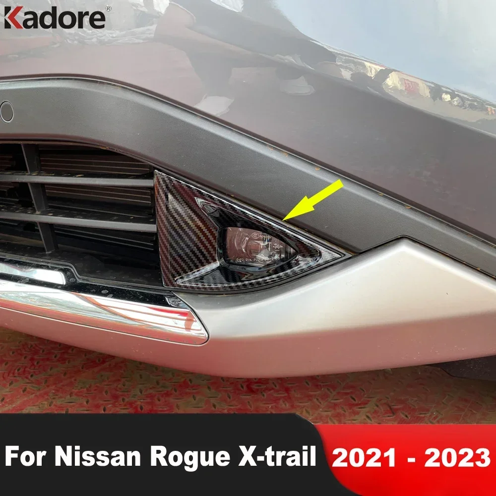 For Nissan Rogue X-trail T33 2021 2022 2023 Carbon Fiber Car Front Fog Light Lamp Cover Trim Foglight Bezel Trims Accessories
For Nissan Rogue X-trail T33 2021 2022 2023 Carbon Fiber Car Front Fog Light Lamp Cover Trim Foglight Bezel Trims Accessories