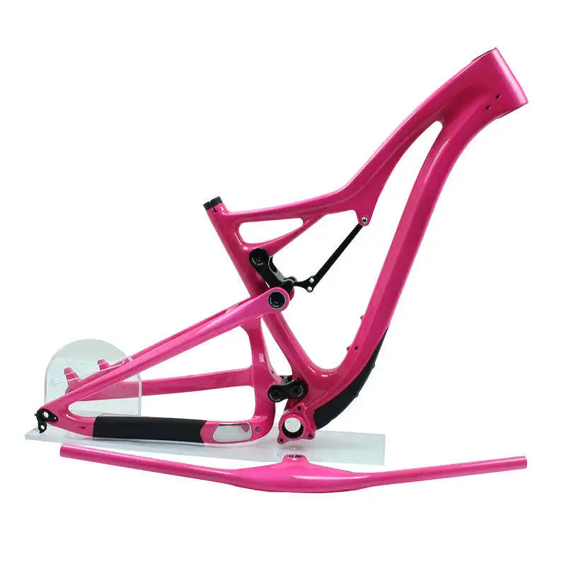 New 2024 Products Carbon Full Suspension Frame Internal Cable Thru-axle Model Tail Hook Carbon T800 Chinese Carbon Bike Frame
New 2024 Products Carbon Full Suspension Frame Internal Cable Thru-axle Model Tail Hook Carbon T800 Chinese Carbon Bike Frame