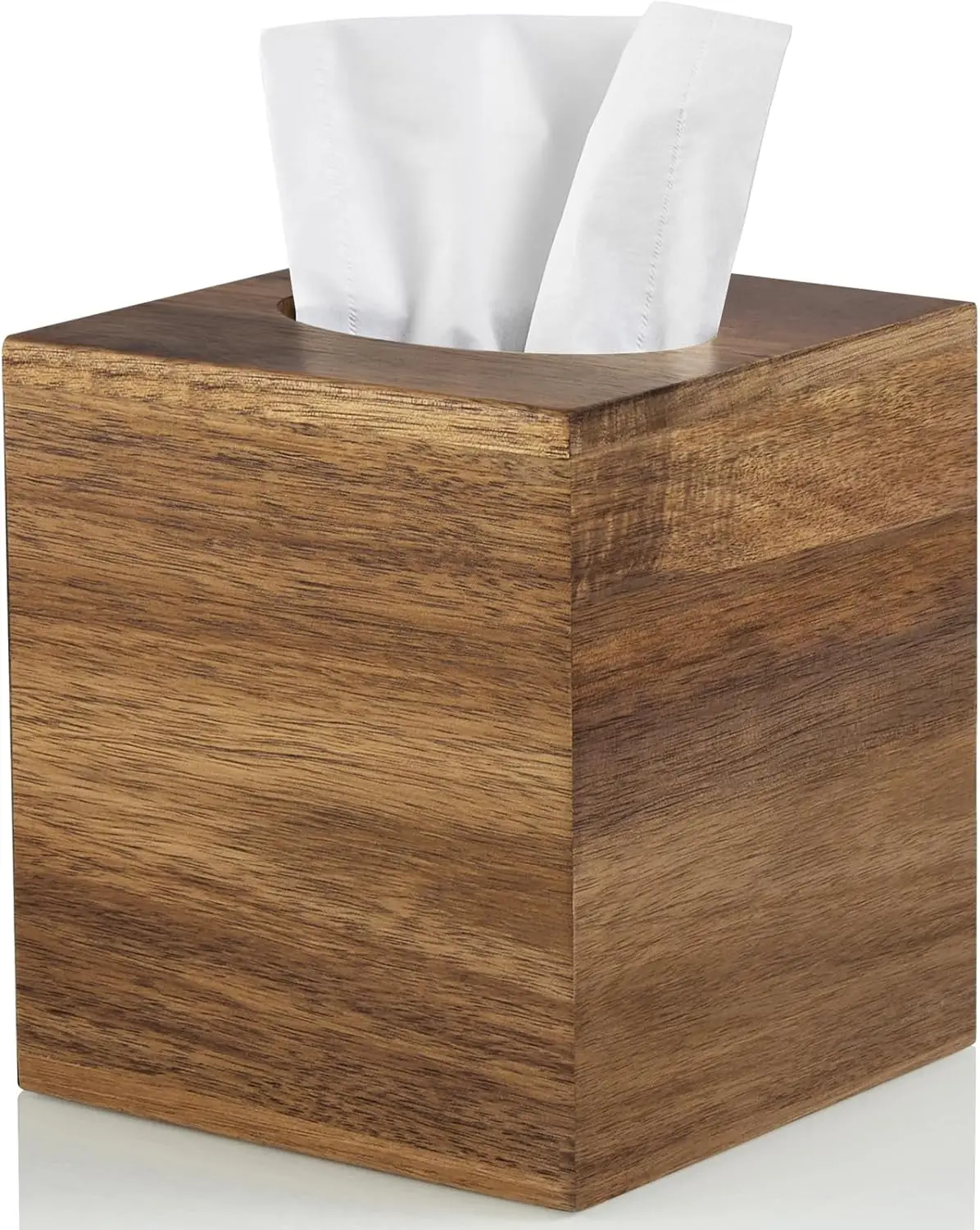 ALELION Tissue Box Cover Square - Acacia Wood Tissue Box Holder for Tabletop Night Stands Bathroom Office - Decorative Facial Cube Tissue Box Cover for Modern Farmhouse Decor
ALELION Tissue Box Cover Square - Acacia Wood Tissue Box Holder for Tabletop Night Stands Bathroom Office - Decorative Facial Cube Tissue Box Cover for Modern Farmhouse Decor