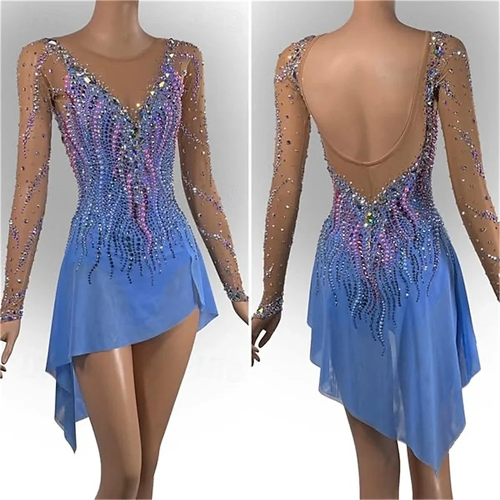 Girls' Ice Skating Dress High Elasticity Training Competition Skating Wear Classic Crystal Long Sleeve Ice Skating Figure
Girls' Ice Skating Dress High Elasticity Training Competition Skating Wear Classic Crystal Long Sleeve Ice Skating Figure