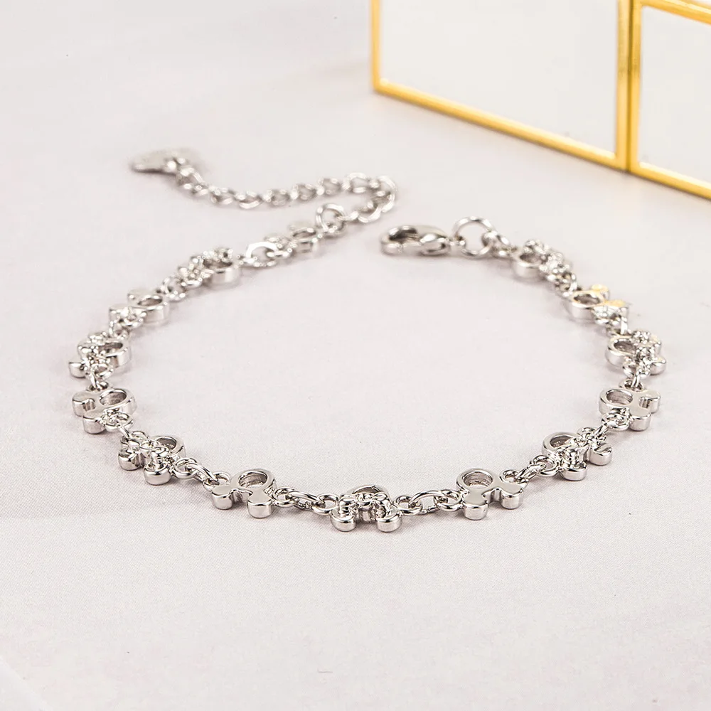 Винтажный модный браслет Микки из стерлингового серебра 925 пробы, модная цепочка в стиле панк, ювелирные изделия, эстетический подарок для женщин 
Винтажный модный браслет Микки из стерлингового серебра 925 пробы, модная цепочка в стиле панк, ювелирные изделия, эстетический подарок для женщин