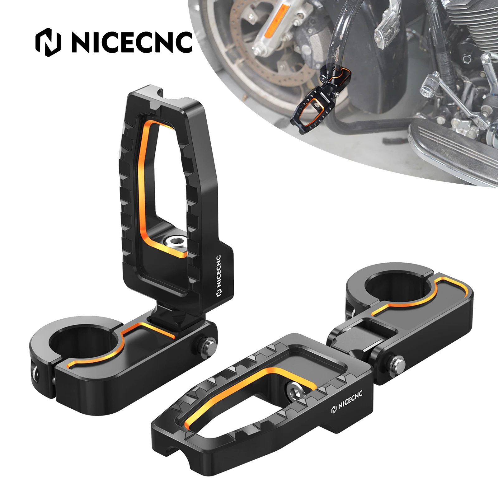 Motorcycle 1.25" Crash Bar Highway Footpegs Footrests for Harley Road King/Special Street Glide/Special Tri Glide Ultra Limited
Motorcycle 1.25" Crash Bar Highway Footpegs Footrests for Harley Road King/Special Street Glide/Special Tri Glide Ultra Limited