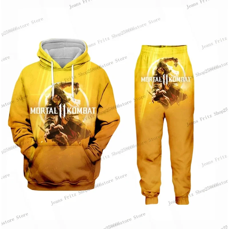 Hot Game Mortal Kombat Men's Casual Tracksuit 3D Print Set Casual Long Sleeve Drawstring Hoodie+ Jogging Pants 2-piece Sets
Hot Game Mortal Kombat Men's Casual Tracksuit 3D Print Set Casual Long Sleeve Drawstring Hoodie+ Jogging Pants 2-piece Sets
