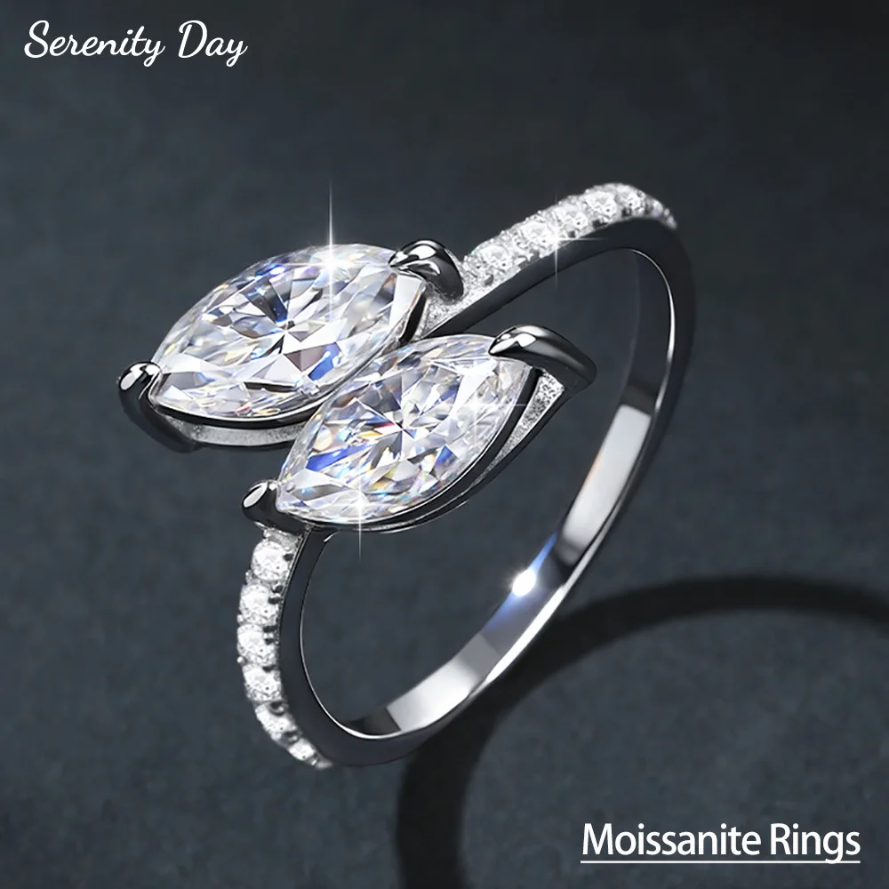 Кольца Serenity 2ct с муассанитом маркизы D для женщин, подарок, однотонное серебро s925, сверкающие обручальные кольца с лабораторными бриллиантами, ювелирные изделия 18 карат с покрытием
Кольца Serenity 2ct с муассанитом маркизы D для женщин, подарок, однотонное серебро s925, сверкающие обручальные кольца с лабораторными бриллиантами, ювелирные изделия 18 карат с покрытием