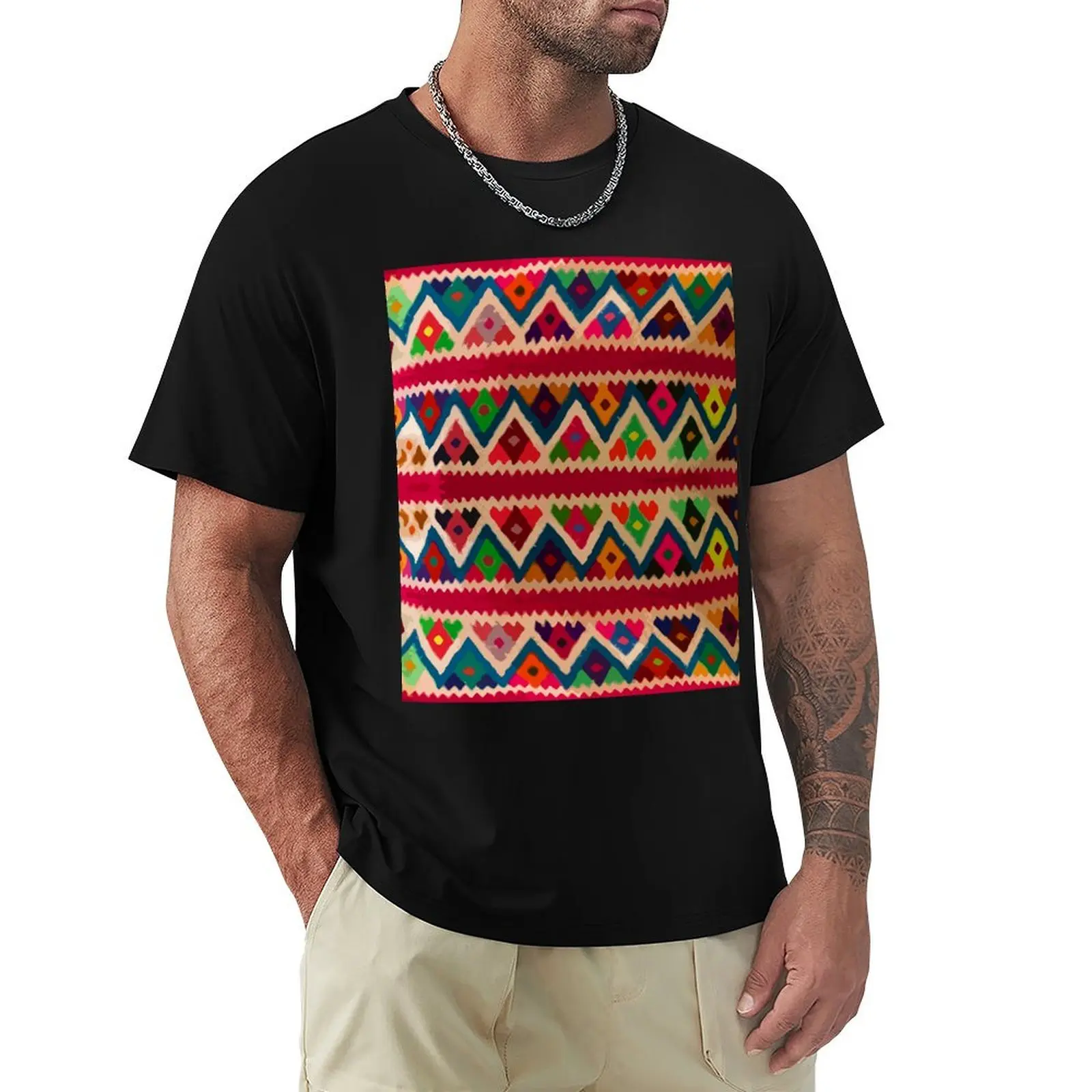 Chevron multicolor dopamine dressing vibrant textile T-Shirt vintage t shirts summer top vintage graphic tee plain t shirts men
Chevron multicolor dopamine dressing vibrant textile T-Shirt vintage t shirts summer top vintage graphic tee plain t shirts men