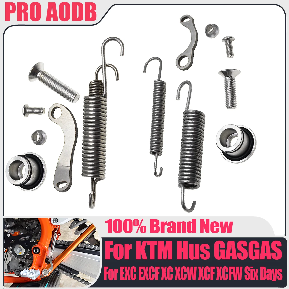 For KTM Husqvarna Motocross Kickstand Side Stand Springs Kit XC EXCF XC XCF SXF XCW XCFW FE TE FX TX 125 150 250 350 450 501
For KTM Husqvarna Motocross Kickstand Side Stand Springs Kit XC EXCF XC XCF SXF XCW XCFW FE TE FX TX 125 150 250 350 450 501