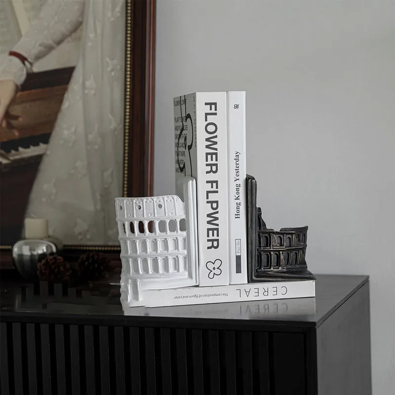 Creative Resin Architectural Model Bookend Art Ornaments Living Room TV Cabinet Office Bookcase Desktop Bookend Craft Decoration
Creative Resin Architectural Model Bookend Art Ornaments Living Room TV Cabinet Office Bookcase Desktop Bookend Craft Decoration