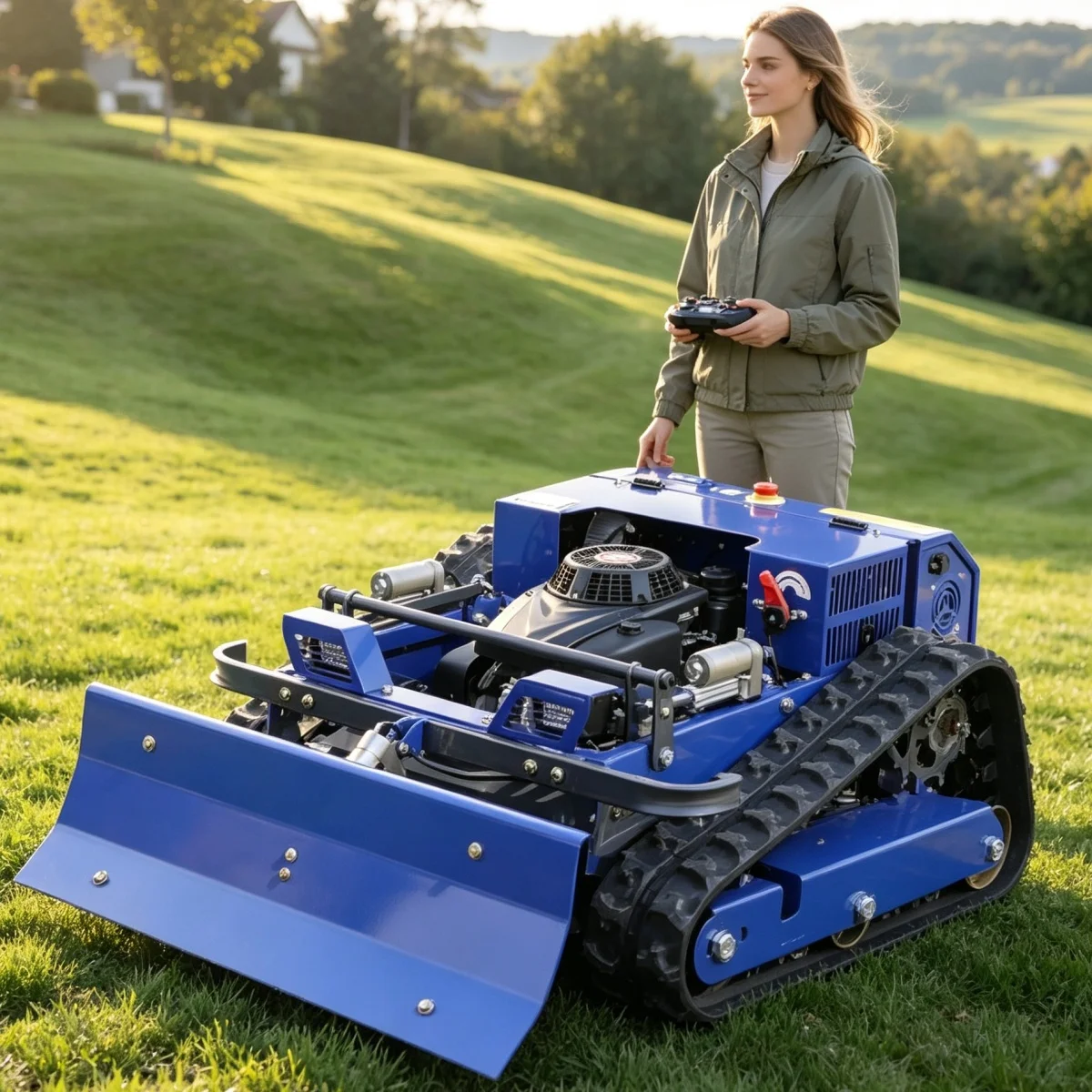 Customized Intelligent Robot Lawn Mower Petrol Remote Control Flail Lawn Mowers Adjustable Cutting Height Lawn Mower
Customized Intelligent Robot Lawn Mower Petrol Remote Control Flail Lawn Mowers Adjustable Cutting Height Lawn Mower