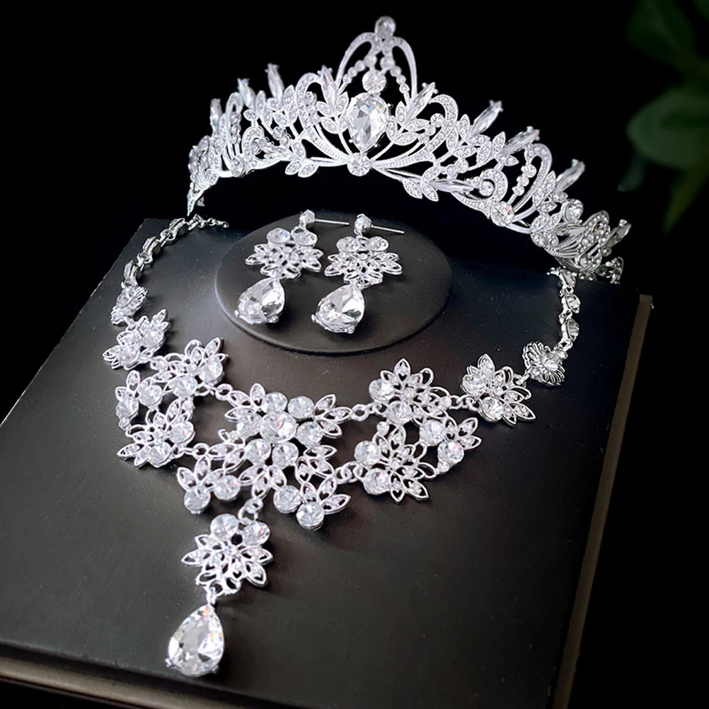 Necklace Earring Set Bridal Jewelry for Wedding Rhinestone Bridesmaids Zinc Alloy
Necklace Earring Set Bridal Jewelry for Wedding Rhinestone Bridesmaids Zinc Alloy