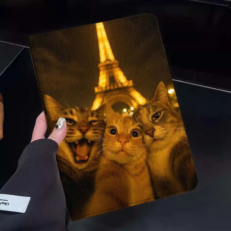 Three Cats Paris Tower Gift Tablet Case For Huawei Honor MatePad MediaPad Air 5 6 7 11 V6 V7 V8 V9 X9 X8 T10 T10s C5e T5
Three Cats Paris Tower Gift Tablet Case For Huawei Honor MatePad MediaPad Air 5 6 7 11 V6 V7 V8 V9 X9 X8 T10 T10s C5e T5
