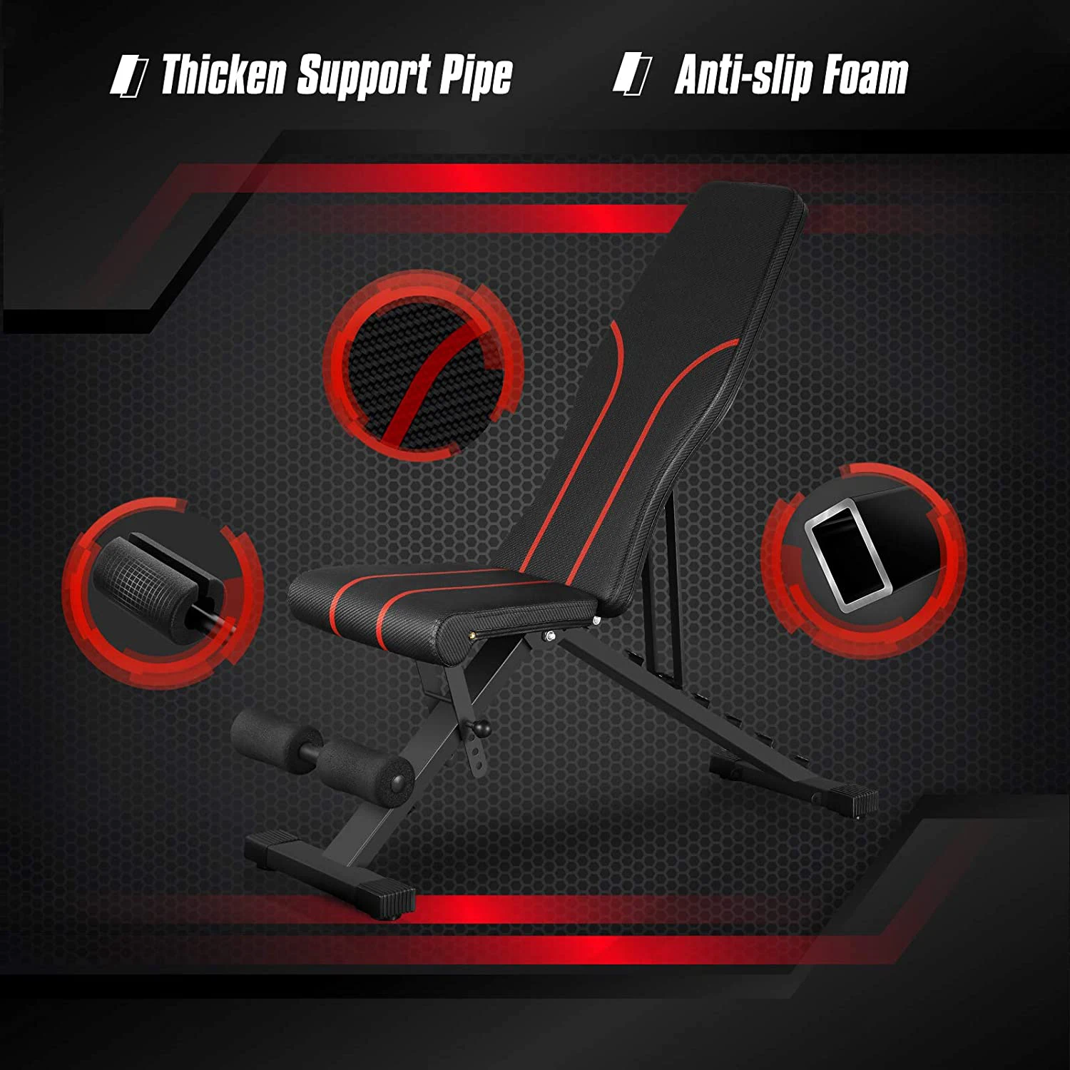 New Product Exercise Trainer Multifunction Commercial Adjustable Bench Exercise Fitness Adjustable Weight Bench
New Product Exercise Trainer Multifunction Commercial Adjustable Bench Exercise Fitness Adjustable Weight Bench