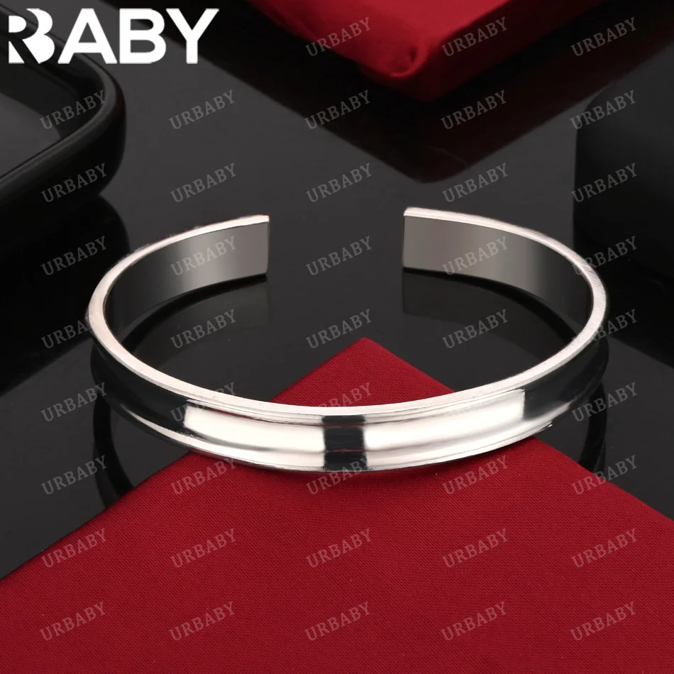 URBABY 925 Sterling Silver Bangle Square Glossy Bracelet For Women Jewelry Fashion Party and Daily Wear
URBABY 925 Sterling Silver Bangle Square Glossy Bracelet For Women Jewelry Fashion Party and Daily Wear