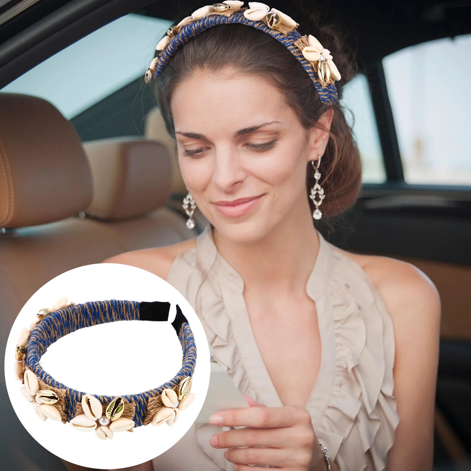 1pc Seashell Hair Hoop For Women Girls Fashion Bridal Mermaid Headband Party Hair Accessories Comfortable Daily Spa Workout
1pc Seashell Hair Hoop For Women Girls Fashion Bridal Mermaid Headband Party Hair Accessories Comfortable Daily Spa Workout