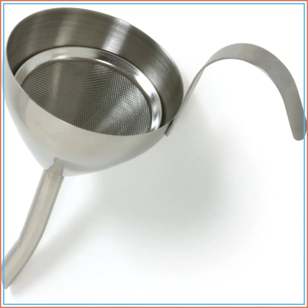 3-Inch Stainless Steel Funnel with Removable Strainer, Perfect for Decanting Wine and Straining Sauces
3-Inch Stainless Steel Funnel with Removable Strainer, Perfect for Decanting Wine and Straining Sauces