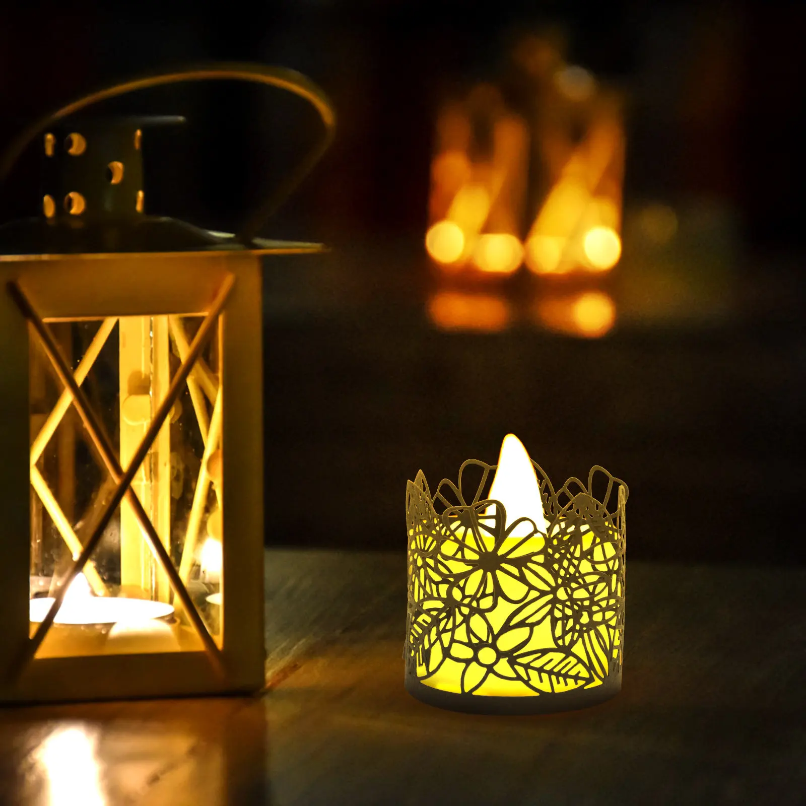 50Pcs Decor Wraps Hollow Tea Light Covers for LED Candles Wedding Party Favor Birthday Baby Shower Christmas Decoration
50Pcs Decor Wraps Hollow Tea Light Covers for LED Candles Wedding Party Favor Birthday Baby Shower Christmas Decoration