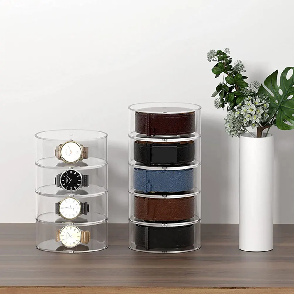 Acrylic Belt Transparent 3 Layers Stackable Watch Watches Container Box Closet Jewelry Container Storage Display Rack
Acrylic Belt Transparent 3 Layers Stackable Watch Watches Container Box Closet Jewelry Container Storage Display Rack