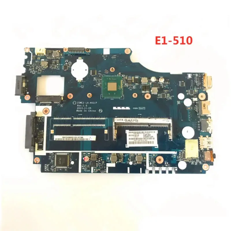 E1-510 Laptop motherboard Z5WE3 LA-A621P NBC3A11001 mainboard DDR3 test good
E1-510 Laptop motherboard Z5WE3 LA-A621P NBC3A11001 mainboard DDR3 test good