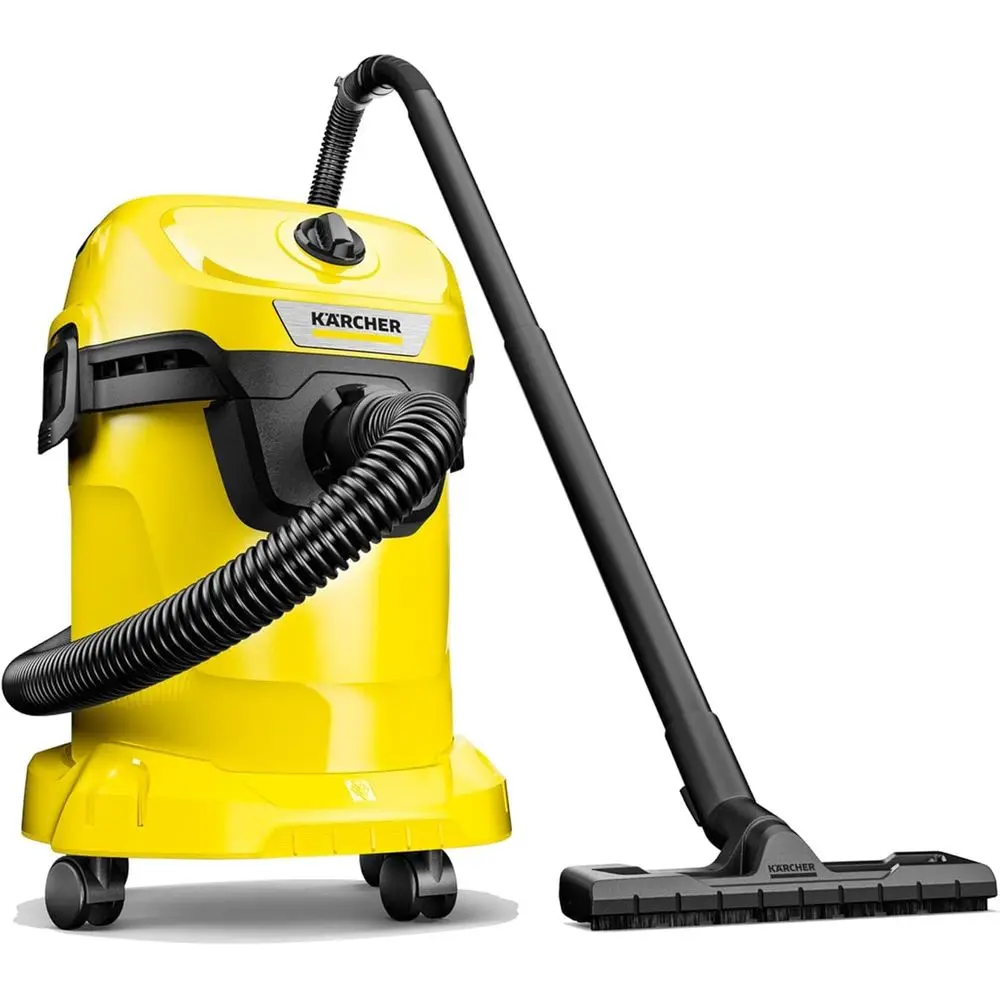4.5 Gal Wet/Dry Vacuum Cleaner, 2.8 HP, 26 ft. Reach, with Blower Function, Crevice and Floor Nozzles for Home and Car Cleaning
4.5 Gal Wet/Dry Vacuum Cleaner, 2.8 HP, 26 ft. Reach, with Blower Function, Crevice and Floor Nozzles for Home and Car Cleaning