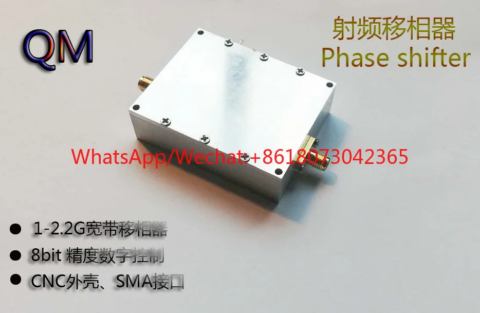 Microwave RF Digital Phase Shifter 8bit Digital Phase Shifter 1-2.2g Digital Phase Shifter Phased Array Phase Shifter
Microwave RF Digital Phase Shifter 8bit Digital Phase Shifter 1-2.2g Digital Phase Shifter Phased Array Phase Shifter