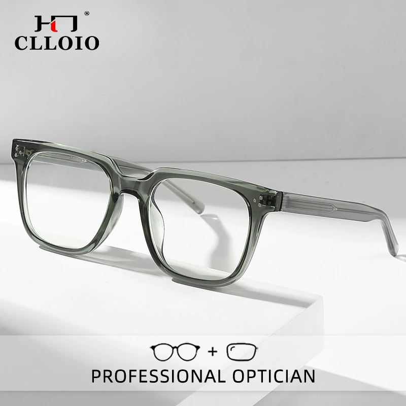 CLLOIO Classic Vintage Everyday Wear Blue Light Blocking Myopia Glasses TR90 Square Progressive Prescription Reading Glasses
CLLOIO Classic Vintage Everyday Wear Blue Light Blocking Myopia Glasses TR90 Square Progressive Prescription Reading Glasses