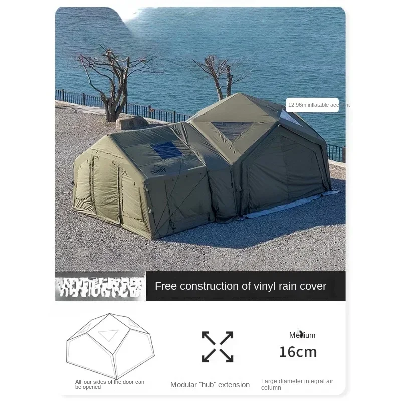 Coody Inflatable Tent Outdoor Camping Overnight Camping Junction Station Cotton Model Hot sales
Coody Inflatable Tent Outdoor Camping Overnight Camping Junction Station Cotton Model Hot sales