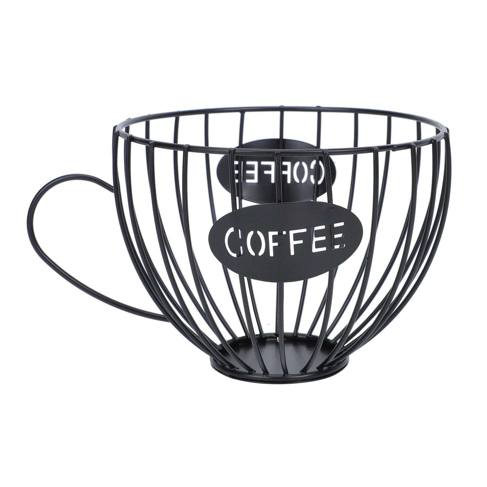 Iron Storage Basket Wrought Coffee Cup Shaped Fruit Snack Organizer Kitchen Baskets Food Serving Home Bar Restaurant Use
Iron Storage Basket Wrought Coffee Cup Shaped Fruit Snack Organizer Kitchen Baskets Food Serving Home Bar Restaurant Use