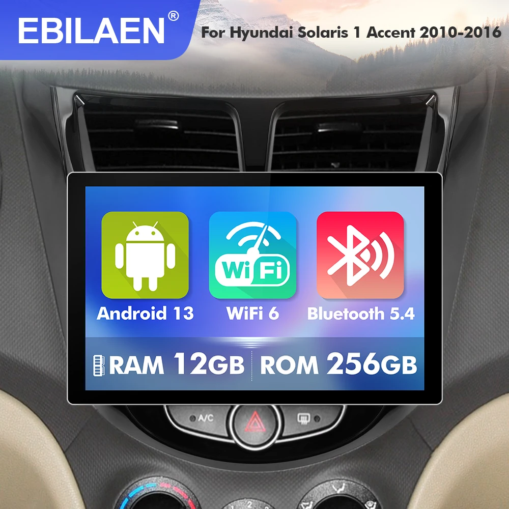 12 + 256G EBILAEN 11,5 дюймов Android 13 мультимедийное радио стерео для Hyundai Solaris 1 Accent 2010-2016 Carplay GPS 4G FM 2K авторадио
12 + 256G EBILAEN 11,5 дюймов Android 13 мультимедийное радио стерео для Hyundai Solaris 1 Accent 2010-2016 Carplay GPS 4G FM 2K авторадио
