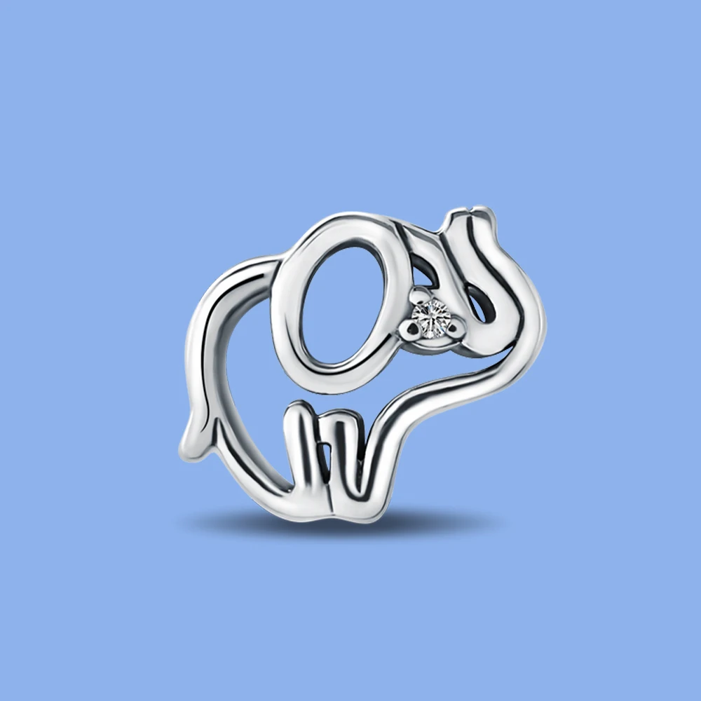 Pendant Charm Bead 925 Sterling Silver Hollow Elephant Beads Fit Original Bracelet for Jewelry Making Valentine's Day gift
Pendant Charm Bead 925 Sterling Silver Hollow Elephant Beads Fit Original Bracelet for Jewelry Making Valentine's Day gift