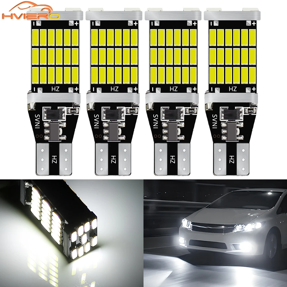4Pcs T15 LED Ba15s 1156 1157 General High Power Car Light Bulbs W16W 45SMD 4014 White 12V Backlight Turn Signal Busable Conzida
4Pcs T15 LED Ba15s 1156 1157 General High Power Car Light Bulbs W16W 45SMD 4014 White 12V Backlight Turn Signal Busable Conzida