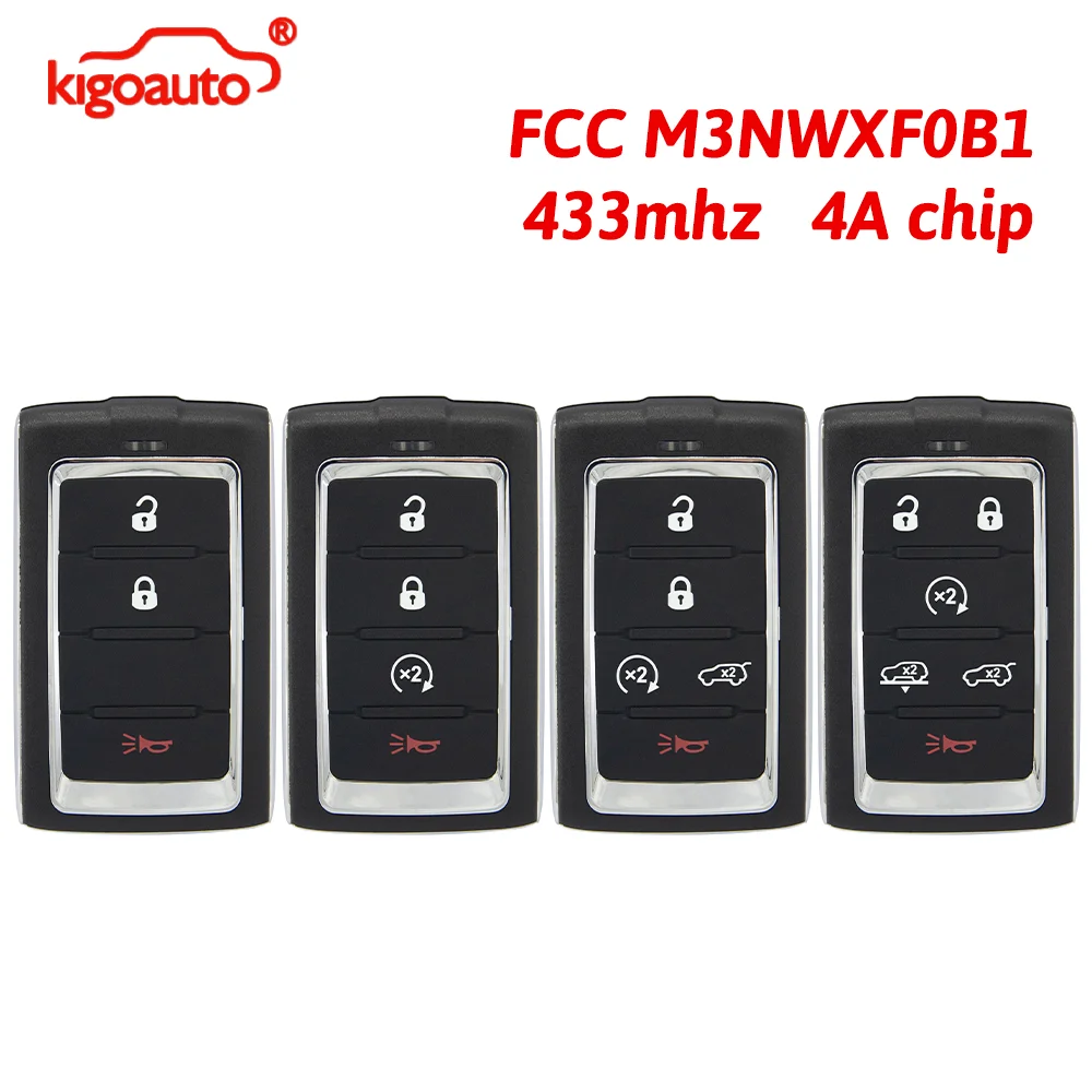 kigoauto Smart Key 3/4/5/6 Button 433MHz 4A Chip for Jeep Wagoneer Grand Wagoneer 2021-2023 FCC M3NWXF0B1
kigoauto Smart Key 3/4/5/6 Button 433MHz 4A Chip for Jeep Wagoneer Grand Wagoneer 2021-2023 FCC M3NWXF0B1