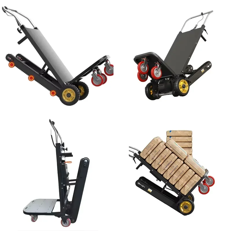 Heavy Tracked Electric Stair Climber with Variable Speed Control Custom Stair Climbing Machine for Furniture Moving
Heavy Tracked Electric Stair Climber with Variable Speed Control Custom Stair Climbing Machine for Furniture Moving