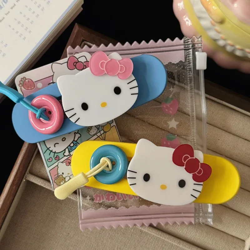 Hello Kitty Wind Buckle Hairpin Sweet Girl Bangs Side Clip Button Large Duckbill Clip Anime Cartoon Supplies Gift Wholesale
Hello Kitty Wind Buckle Hairpin Sweet Girl Bangs Side Clip Button Large Duckbill Clip Anime Cartoon Supplies Gift Wholesale