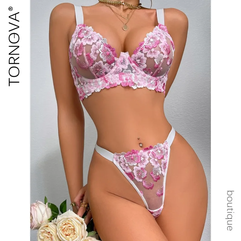 Tornova Romantic Lingerie Panty Steelring Embroidery Floral Lace Gather Together Slim Backless See-through Interesting Underwear
Tornova Romantic Lingerie Panty Steelring Embroidery Floral Lace Gather Together Slim Backless See-through Interesting Underwear