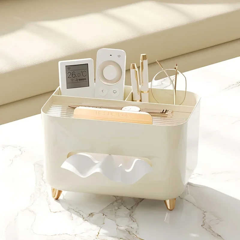 Multifunctional Tissue Box Holder, Living Room Desktop Organizer, Luxury Remote Control Tissue Case
Multifunctional Tissue Box Holder, Living Room Desktop Organizer, Luxury Remote Control Tissue Case